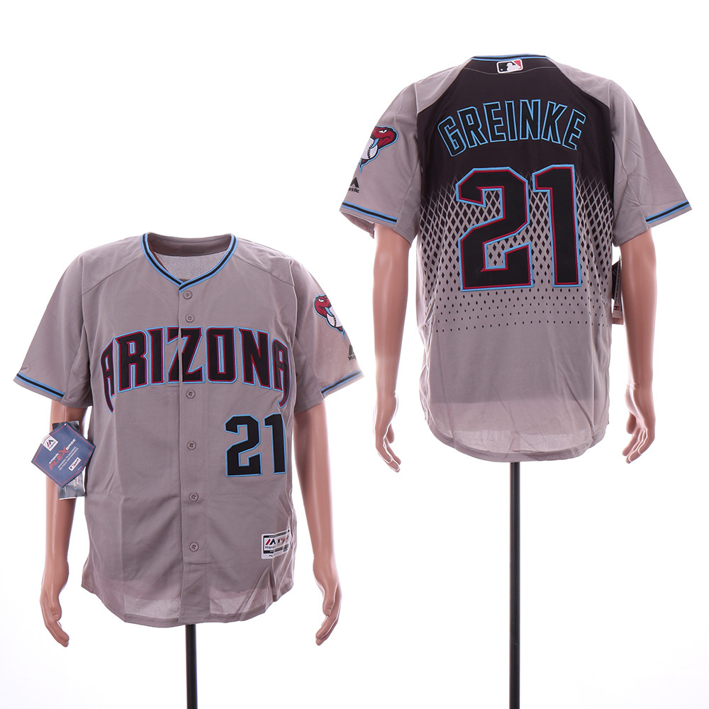 Diamondbacks 21 Zack Greinke Gray Teal Flexbase Jersey Diamondbacks 21 Zack Greinke Gray Teal Flexbase Jersey