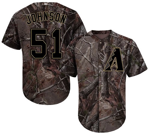 Diamondbacks #51 Randy Johnson Camo Realtree Collection Cool Base Stitched Baseball Jersey Diamondbacks #51 Randy Johnson Camo Realtree Collection Cool Base Stitched Baseball Jersey