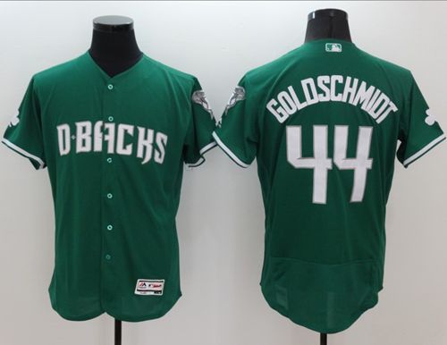 Diamondbacks #44 Paul Goldschmidt Green Celtic Flexbase Authentic Collection Stitched MLB Jersey Diamondbacks #44 Paul Goldschmidt Green Celtic Flexbase Authentic Collection Stitched MLB Jersey