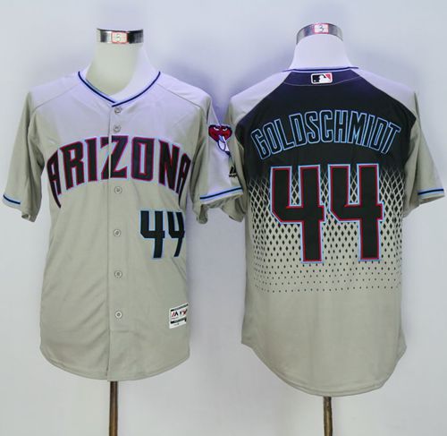 Diamondbacks #44 Paul Goldschmidt Gray Capri New Cool Base Stitched MLB Jersey Diamondbacks #44 Paul Goldschmidt Gray Capri New Cool Base Stitched MLB Jersey
