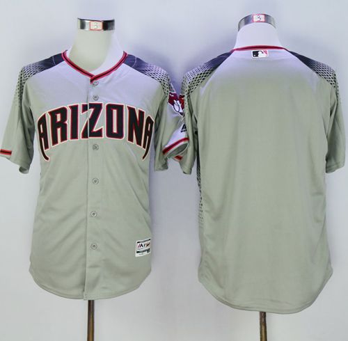 Diamondbacks Blank Gray Brick New Cool Base Stitched MLB Jersey Diamondbacks Blank Gray Brick New Cool Base Stitched MLB Jersey