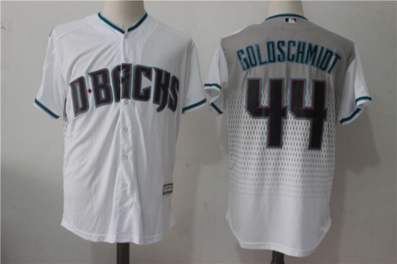 Diamondbacks #44 Paul Goldschmidt White Capri New Cool Base Stitched MLB Jersey Diamondbacks #44 Paul Goldschmidt White Capri New Cool Base Stitched MLB Jersey