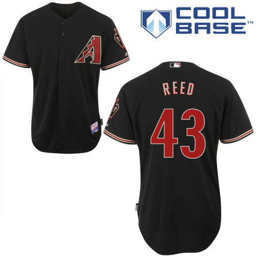 Arizona Diamondbacks #43 Reed Black Authentic Personalized Alternate Home cool Jersey
