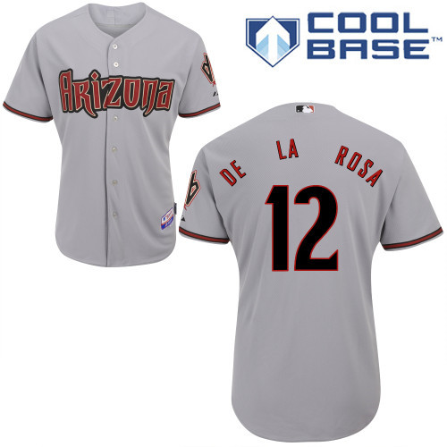Arizona Diamondbacks #12 Reimold Grey Authentic Personalized Road cool Jersey Arizona Diamondbacks #12 Reimold Grey Authentic Personalized Road cool Jersey