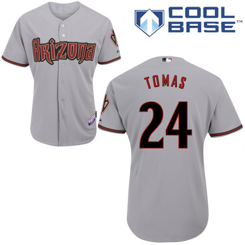 Arizona Diamondbacks #24 Tomas Grey Authentic Personalized Road cool Jersey Arizona Diamondbacks #24 Tomas Grey Authentic Personalized Road cool Jersey