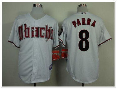 Arizona Diamondbacks #8 Gerardo Parra White Cool Base Baseball Jersey Arizona Diamondbacks #8 Gerardo Parra White Cool Base Baseball Jersey