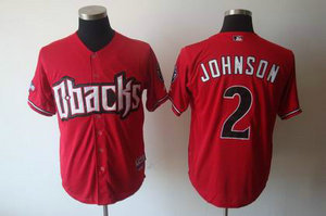 Arizona Diamondbacks 2 Johnson red Cool Base jerseys Arizona Diamondbacks 2 Johnson red Cool Base jerseys