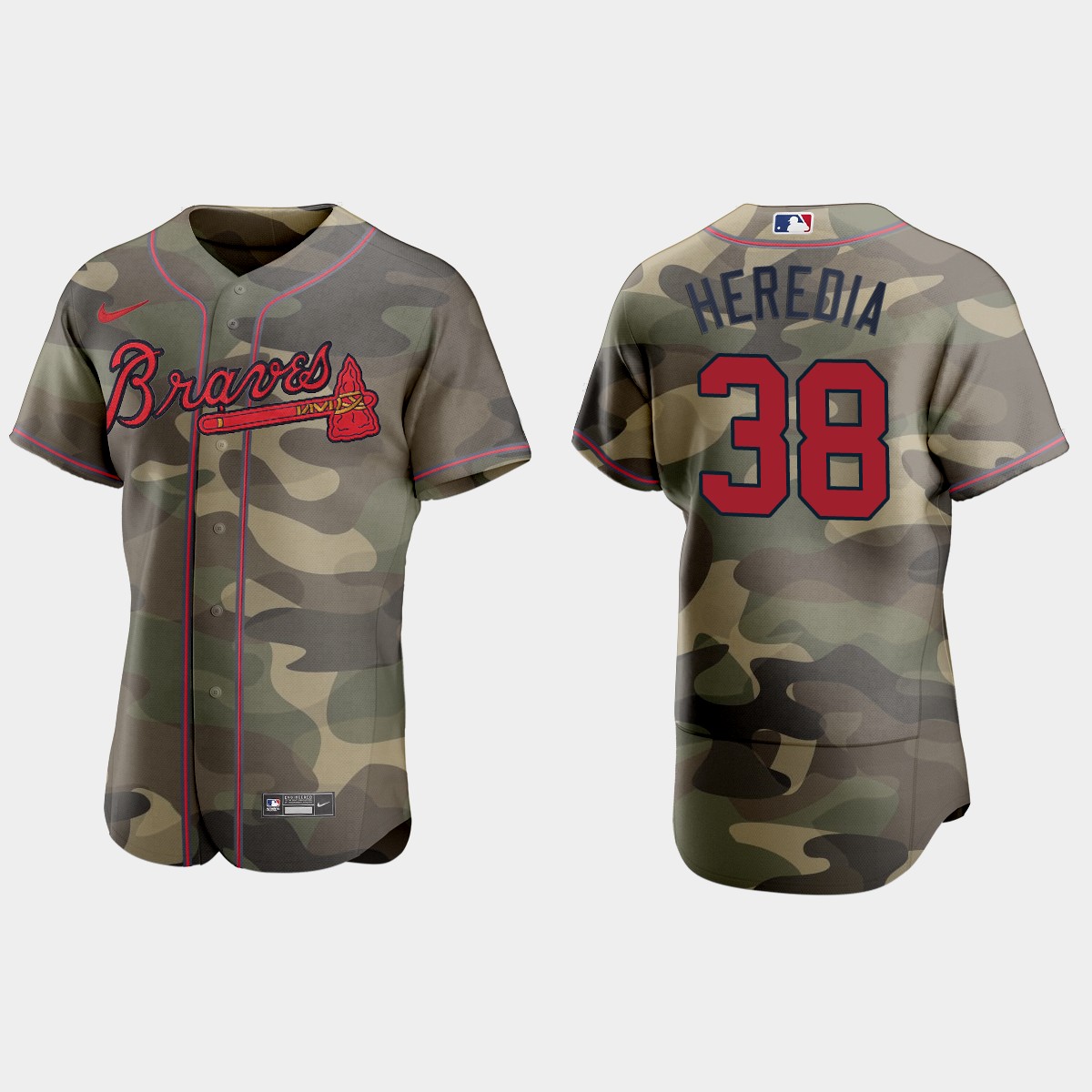 Atlanta Braves #38 Guillermo Heredia Men's Nike 2021 Armed Forces Day Authentic MLB Jersey -Camo Atlanta Braves #38 Guillermo Heredia Men's Nike 2021 Armed Forces Day Authentic MLB Jersey -Camo
