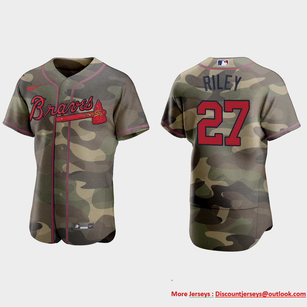 Atlanta Braves #27 Austin Riley Men's Nike 2021 Armed Forces Day Authentic MLB Jersey -Camo Atlanta Braves #27 Austin Riley Men's Nike 2021 Armed Forces Day Authentic MLB Jersey -Camo