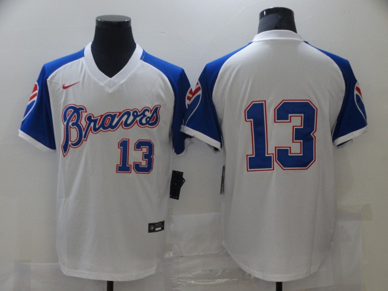 Braves 13 Ronald Acuna Jr. White Nike Turn Back The Clock Jersey Braves 13 Ronald Acuna Jr. White Nike Turn Back The Clock Jersey