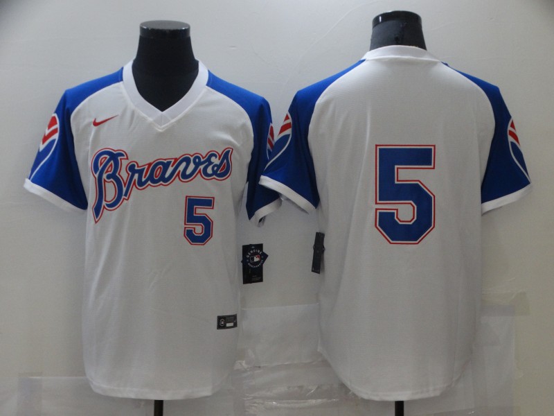 Braves 5 Freddie Freeman White Nike Turn Back The Clock Jersey Braves 5 Freddie Freeman White Nike Turn Back The Clock Jersey