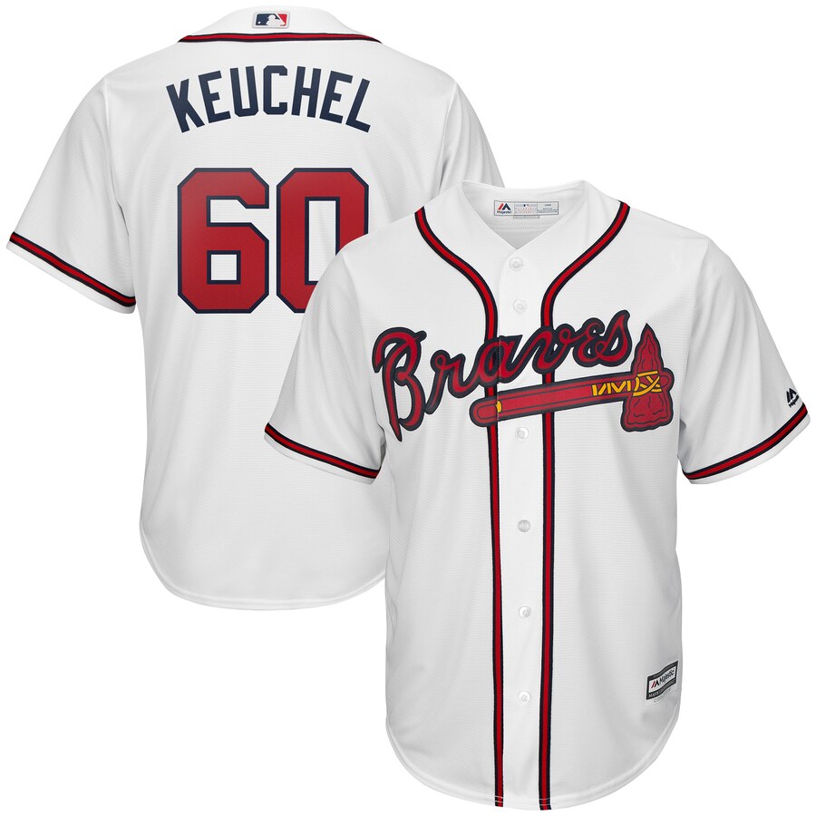 Braves 60 Dallas Keuchel White Cool Base Jersey Braves 60 Dallas Keuchel White Cool Base Jersey