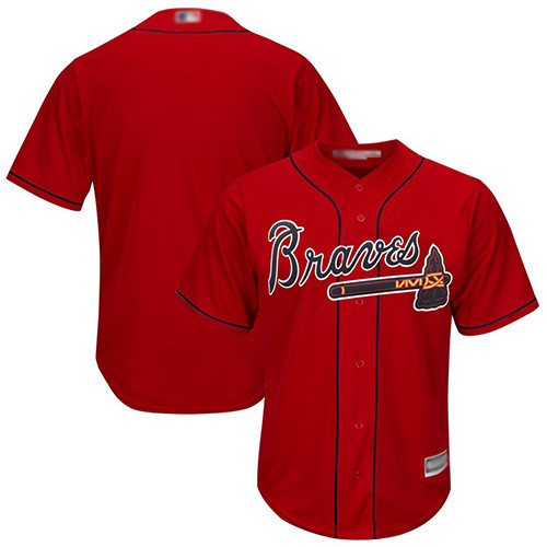 Braves Blank Red Cool Base Stitched Baseball Jersey Braves Blank Red Cool Base Stitched Baseball Jersey