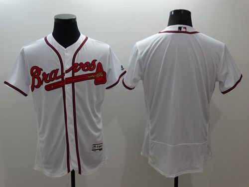 Braves Blank White Flexbase Authentic Collection Stitched MLB Jersey Braves Blank White Flexbase Authentic Collection Stitched MLB Jersey