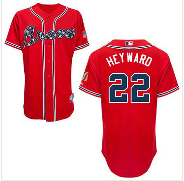 Atlanta Braves #22 Jason Heyward Red Stitched Baseball Jersey Atlanta Braves #22 Jason Heyward Red Stitched Baseball Jersey