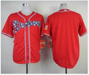 Atlanta Braves Blank Red Cool Base Stitched Baseball Jersey Atlanta Braves Blank Red Cool Base Stitched Baseball Jersey