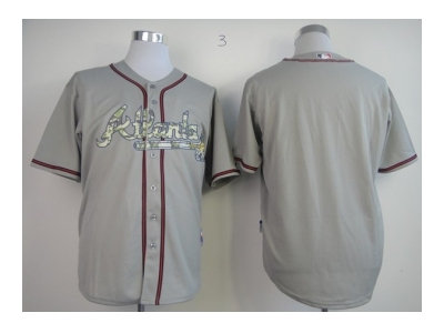 mlb jerseys atlanta braves blank grey(number camo) mlb jerseys atlanta braves blank grey(number camo)