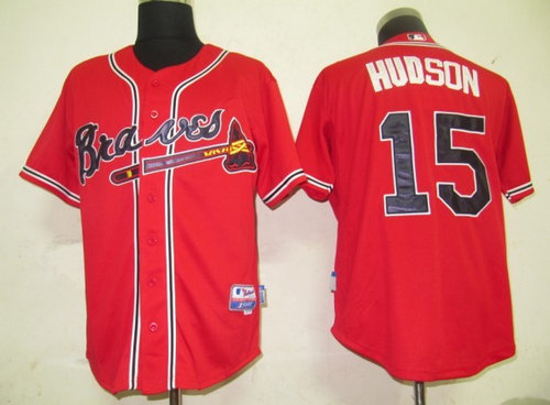 Atlanta Braves 15 Hudson Red Jerseys Atlanta Braves 15 Hudson Red Jerseys