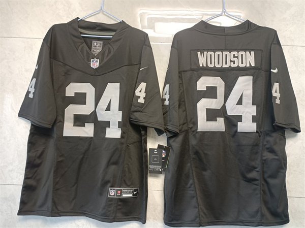 Men's Las Vegas Raiders #24 Charles Woodson Black 2023 F.U.S.E Vapor Untouchable Stitched Football Jersey Men's Las Vegas Raiders #24 Charles Woodson Black 2023 F.U.S.E Vapor Untouchable Stitched Football Jersey