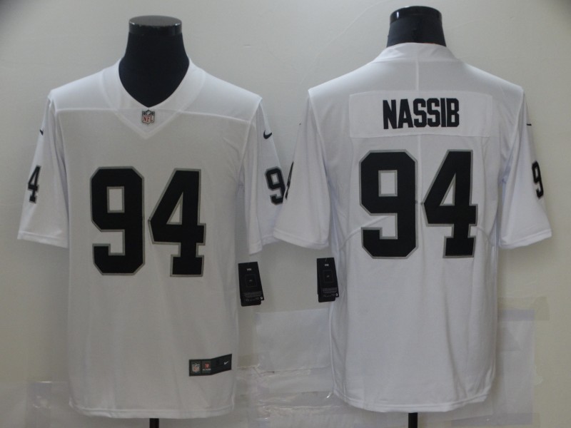 Nike Raiders 94 Carl Nassib White Vapor Untouchable Limited Jersey Nike Raiders 94 Carl Nassib White Vapor Untouchable Limited Jersey