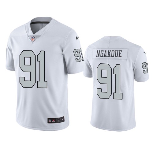 Men's Las Vegas Raiders #91 Yannick Ngakoue Color Rush Limited Jersey Men's Las Vegas Raiders #91 Yannick Ngakoue Color Rush Limited Jersey