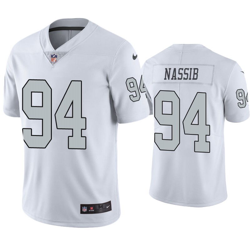 Las Vegas Raiders #4 Carl Nassib Color Rush Limited Jersey White Jersey Las Vegas Raiders #4 Carl Nassib Color Rush Limited Jersey White Jersey