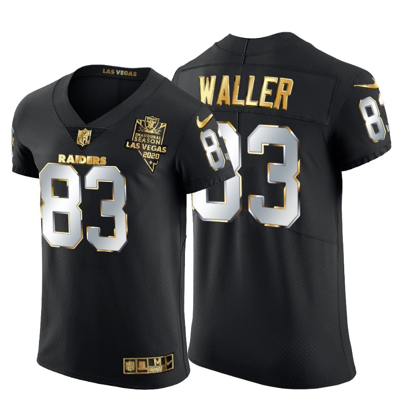 Las Vegas Raiders #83 Darren Waller Men's Nike Black Edition Vapor Untouchable Elite NFL Jersey Las Vegas Raiders #83 Darren Waller Men's Nike Black Edition Vapor Untouchable Elite NFL Jersey