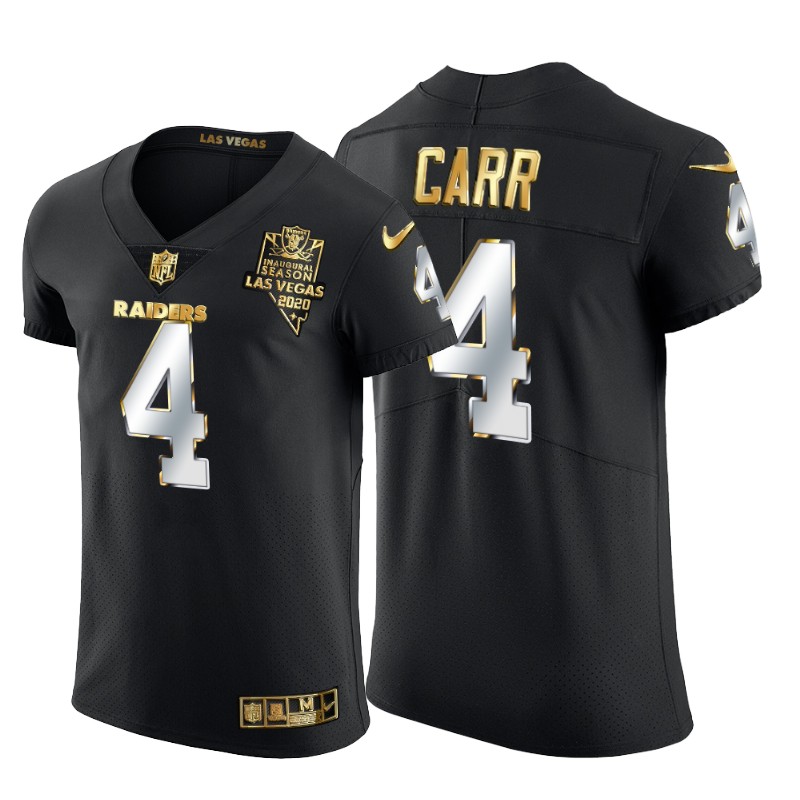 Las Vegas Raiders #4 Derek Carr Men's Nike Black Edition Vapor Untouchable Elite NFL Jersey Las Vegas Raiders #4 Derek Carr Men's Nike Black Edition Vapor Untouchable Elite NFL Jersey