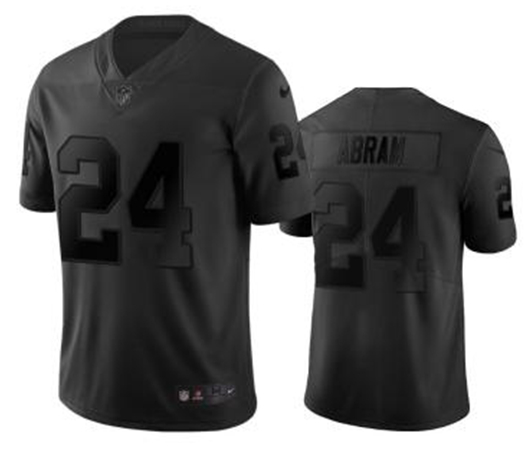 Nike Raiders 24 Johnathan Abram All Black Vapor Untouchable Limited Jersey Nike Raiders 24 Johnathan Abram All Black Vapor Untouchable Limited Jersey