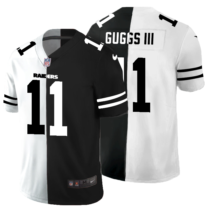 Las Vegas Raiders #11 Henry Ruggs III Men's Black V White Peace Split Nike Vapor Untouchable Limited NFL Jersey Las Vegas Raiders #11 Henry Ruggs III Men's Black V White Peace Split Nike Vapor Untouchable Limited NFL Jersey