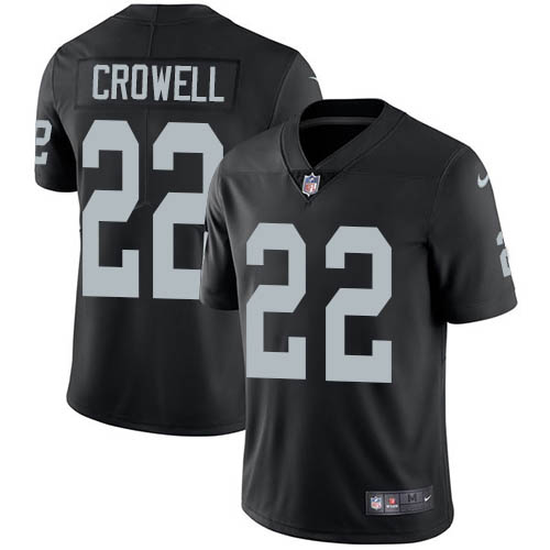 Nike Raiders #22 Isaiah Crowell Black Team Color Men's Stitched NFL Vapor Untouchable Limited Jersey Nike Raiders #22 Isaiah Crowell Black Team Color Men's Stitched NFL Vapor Untouchable Limited Jersey