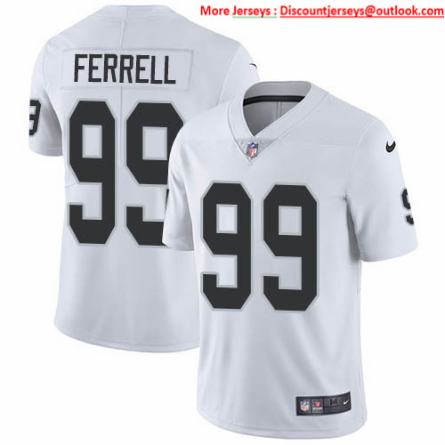 Nike Raiders #99 Clelin Ferrell White Men's Stitched NFL Vapor Untouchable Limited Jersey Nike Raiders #99 Clelin Ferrell White Men's Stitched NFL Vapor Untouchable Limited Jersey