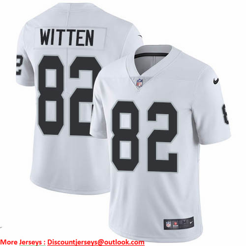 Nike Raiders #82 Jason Witten White Men's Stitched NFL Vapor Untouchable Limited Jersey Nike Raiders #82 Jason Witten White Men's Stitched NFL Vapor Untouchable Limited Jersey