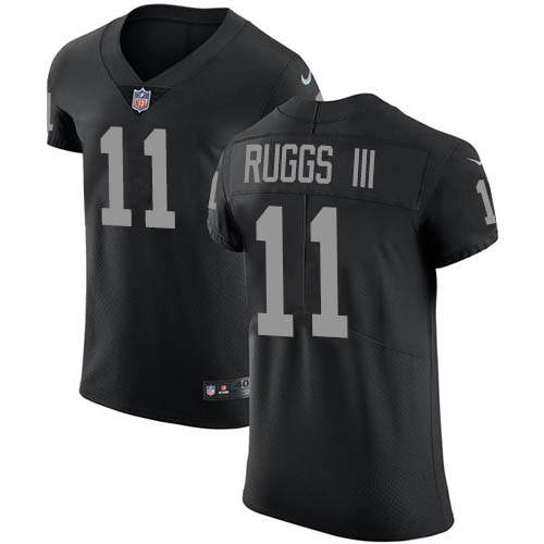 Nike Raiders #11 Henry Ruggs III Black Team Color Men's Stitched NFL Vapor Untouchable Elite Jersey Nike Raiders #11 Henry Ruggs III Black Team Color Men's Stitched NFL Vapor Untouchable Elite Jersey