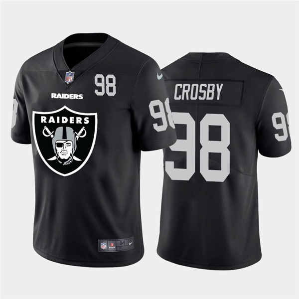 Nike Raiders 98 Maxx Crosby Black Team Big Logo Number Vapor Untouchable Limited Jersey Nike Raiders 98 Maxx Crosby Black Team Big Logo Number Vapor Untouchable Limited Jersey