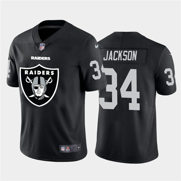Nike Raiders 34 Bo Jackson Black Team Big Logo Vapor Untouchable Limited Jersey Nike Raiders 34 Bo Jackson Black Team Big Logo Vapor Untouchable Limited Jersey