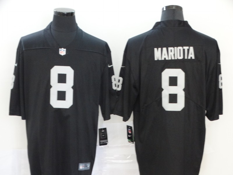 Nike Raiders 8 Marcus Mariota Black Vapor Untouchable Limited Jersey Nike Raiders 8 Marcus Mariota Black Vapor Untouchable Limited Jersey