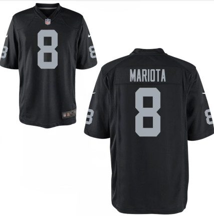 Men Raiders #8 Marcus Mariota Black Vapor Limited Jersey Men Raiders #8 Marcus Mariota Black Vapor Limited Jersey