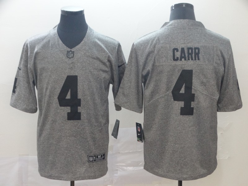 Raiders 4 Derek Carr Gray Gridiron Gray Vapor Untouchable Limited Jersey Raiders 4 Derek Carr Gray Gridiron Gray Vapor Untouchable Limited Jersey
