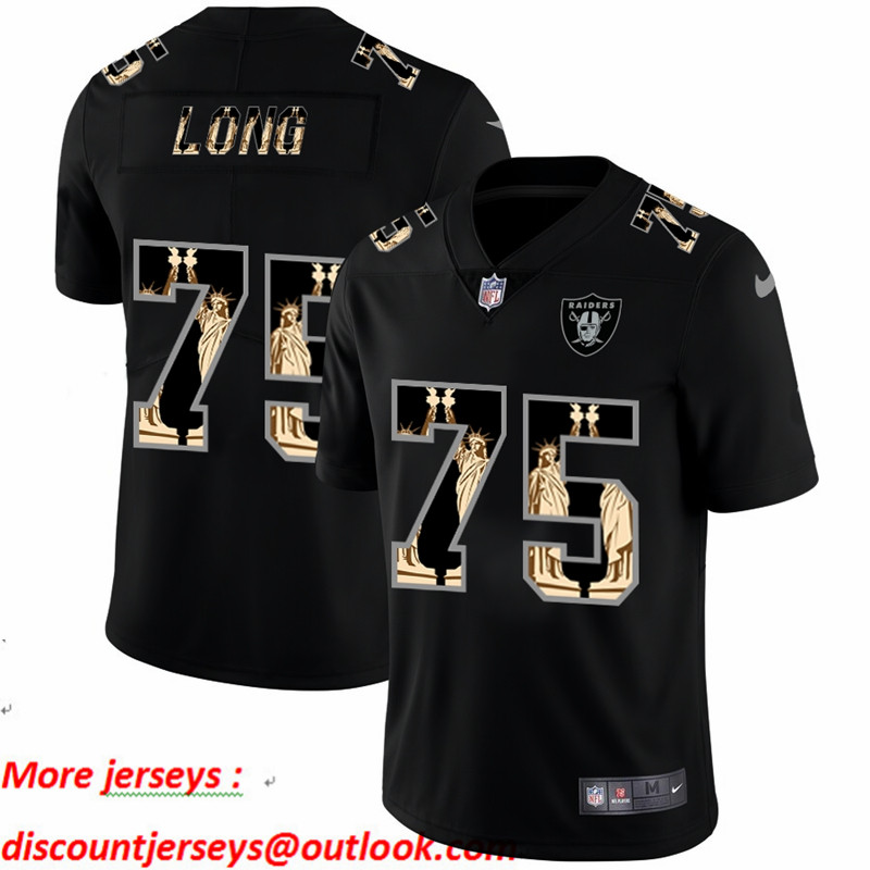 Nike Raiders 75 Howie Long Black Statue Of Liberty Limited Jersey Nike Raiders 75 Howie Long Black Statue Of Liberty Limited Jersey