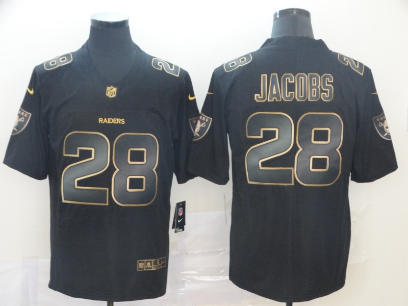 Nike Raiders 28 Josh Jacobs Black Gold Vapor Untouchable Limited Jersey Nike Raiders 28 Josh Jacobs Black Gold Vapor Untouchable Limited Jersey