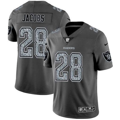 Raiders 28 Josh Jacobs Gray Camo Vapor Untouchable Limited Jersey Raiders 28 Josh Jacobs Gray Camo Vapor Untouchable Limited Jersey