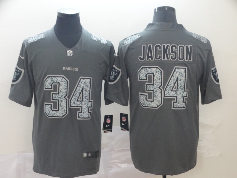 Raiders 34 Bo Jackson Gray Camo Vapor Untouchable Limited Jersey Raiders 34 Bo Jackson Gray Camo Vapor Untouchable Limited Jersey