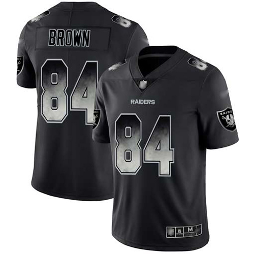 Raiders #84 Antonio Brown Black Men's Stitched Football Vapor Untouchable Limited Smoke Fashion Jersey Raiders #84 Antonio Brown Black Men's Stitched Football Vapor Untouchable Limited Smoke Fashion Jersey