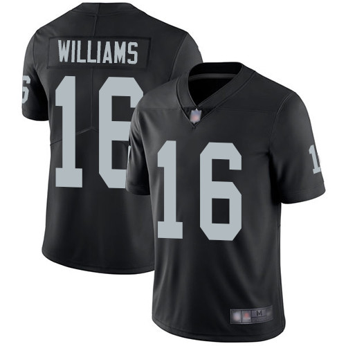 Raiders #16 Tyrell Williams Black Team Color Men's Stitched Football Vapor Untouchable Limited Jersey Raiders #16 Tyrell Williams Black Team Color Men's Stitched Football Vapor Untouchable Limited Jersey
