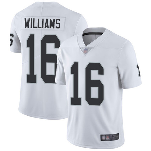 Raiders #16 Tyrell Williams White Men's Stitched Football Vapor Untouchable Limited Jersey Raiders #16 Tyrell Williams White Men's Stitched Football Vapor Untouchable Limited Jersey