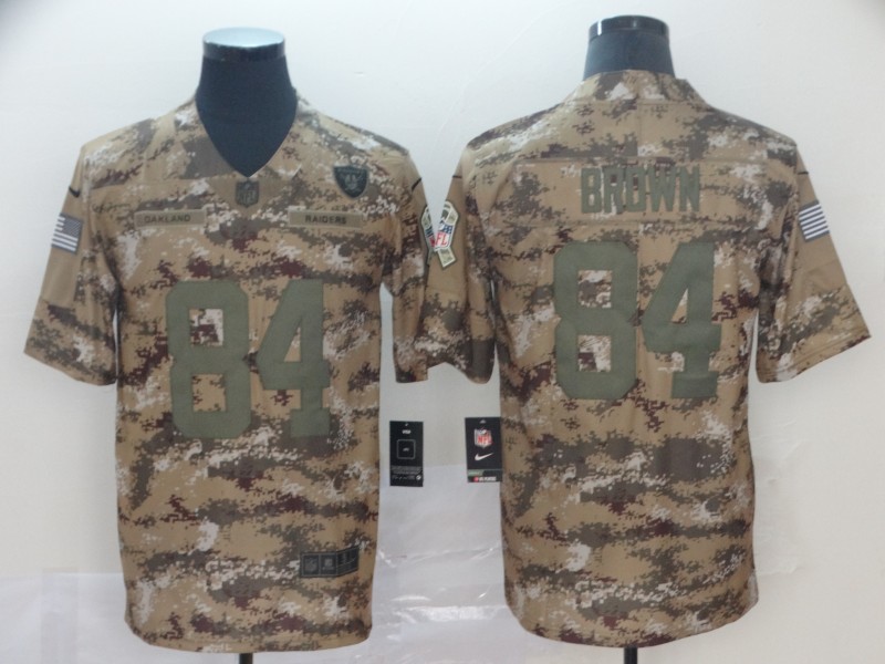 Nike Raiders 84 Antonio Brown Camo Salute To Service Limited Jersey Nike Raiders 84 Antonio Brown Camo Salute To Service Limited Jersey