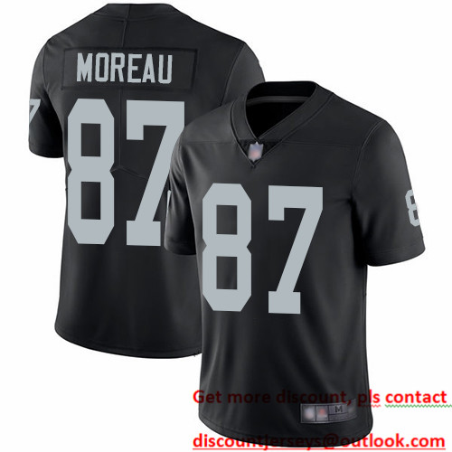 Raiders #87 Foster Moreau Black Team Color Men's Stitched Football Vapor Untouchable Limited Jersey Raiders #87 Foster Moreau Black Team Color Men's Stitched Football Vapor Untouchable Limited Jersey