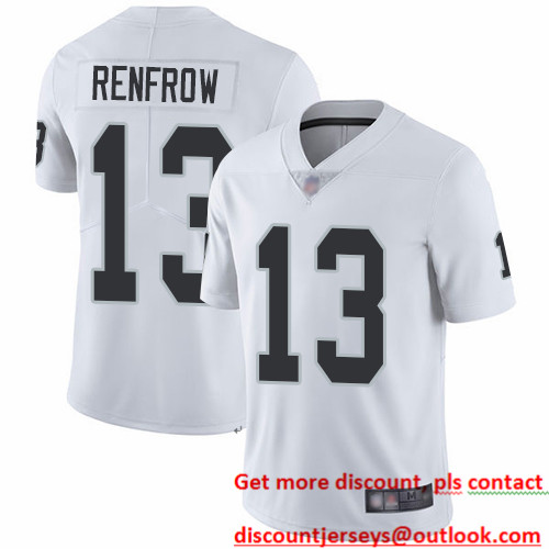 Raiders #13 Hunter Renfrow White Men's Stitched Football Vapor Untouchable Limited Jersey Raiders #13 Hunter Renfrow White Men's Stitched Football Vapor Untouchable Limited Jersey