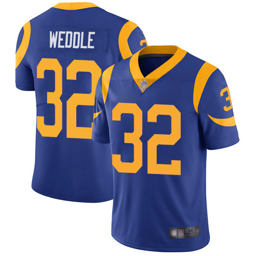 Rams #32 Eric Weddle Royal Blue Alternate Men's Stitched Football Vapor Untouchable Limited Jersey Rams #32 Eric Weddle Royal Blue Alternate Men's Stitched Football Vapor Untouchable Limited Jersey
